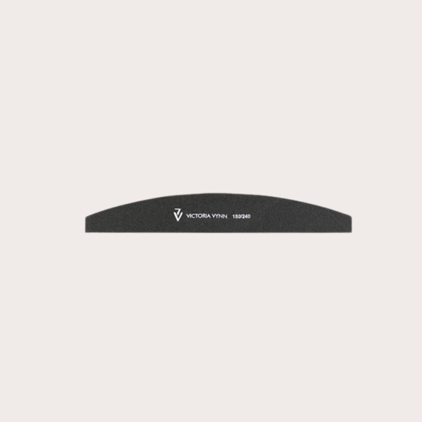 NAIL FILE 180/240 BLACK, CRESCENT