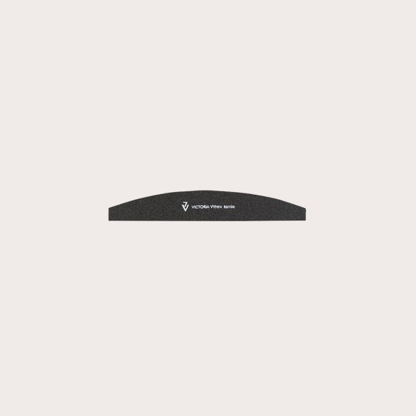 NAIL FILE 80/100 BLACK, CRESCENT