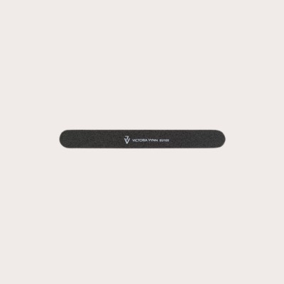 NAIL FILE 80/100 BLACK, STRAIGHT