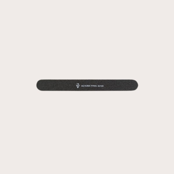 NAIL FILE 80/100 BLACK, STRAIGHT