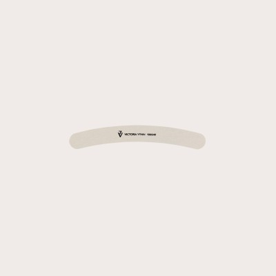 NAIL FILE 180/240 BANANA SHAPED, WHITE