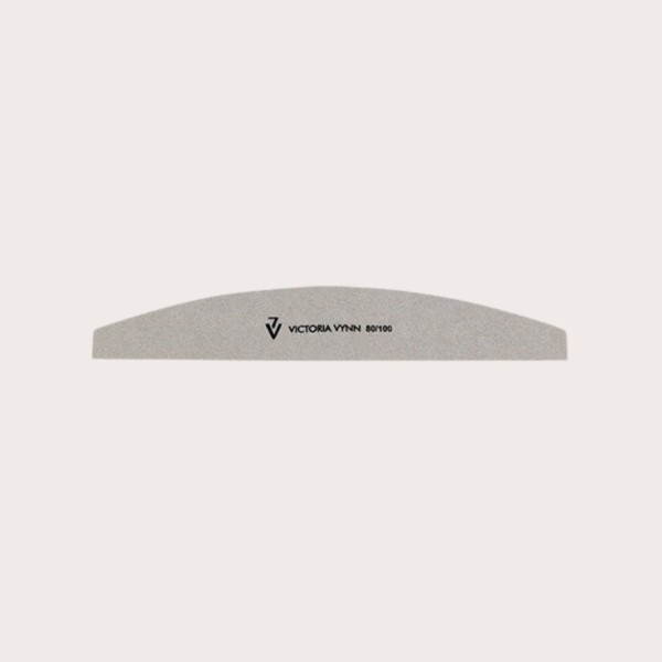 NAIL FILE 80/100 WHITE, CRESCENT