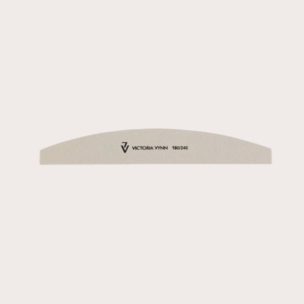 NAIL FILE 180/240 WHITE, CRESCENT