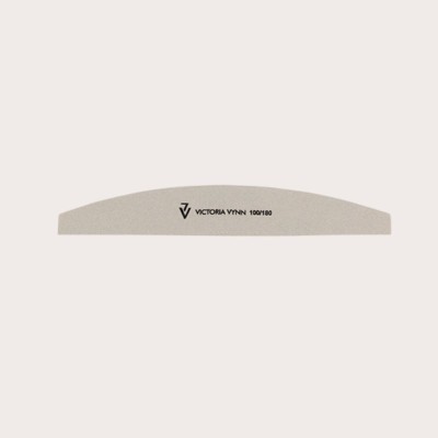 NAIL FILE 100/180 WHITE, CRESCENT