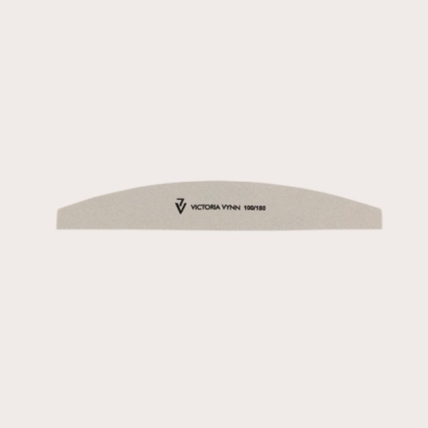 NAIL FILE 100/180 WHITE, CRESCENT