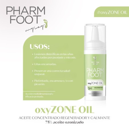 Aceite concentrado regenerador y calmante para cuidado de uñas y pies Aceite concentrado regenerador y calmante para cuidado de uñas y pies