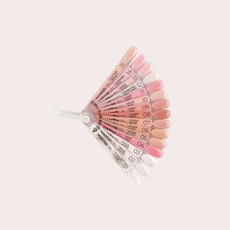 VV Color Chart Master Gel 01-15