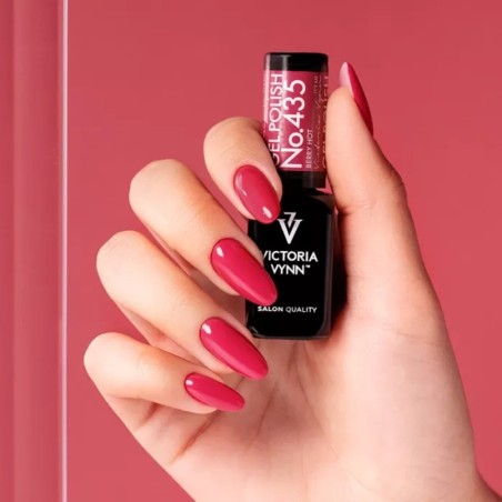 Gel Polish 435 Berry Hot | Rosa Frambuesa Vibrante para Otoño