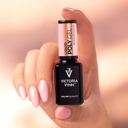 Poligel Líquido Sugar Cloud 15 ml | Tono rosa claro y frío