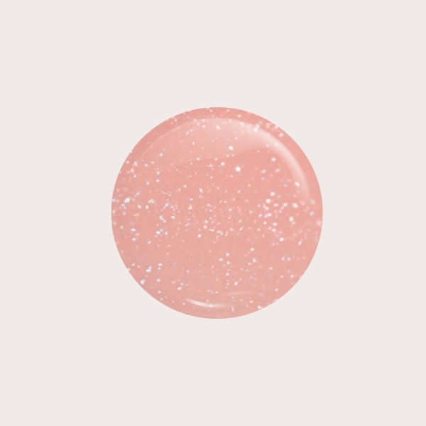 Poligel Líquido Vainilla Sky 15 ml | Tono beige vainilla con destellos