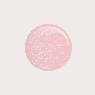 Poligel Líquido Silver Haze 15 ml | Rosa perlado con destellos plata 2