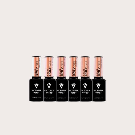 Pack Promocional de 6 colores Poligel Líquido 15 ml