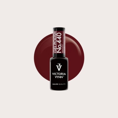 Esmalte gel rojo coral 440 Redcoco de la colección Ladies Love Red con acabado brillante profesional