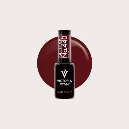 Esmalte gel rojo coral 440 Redcoco de la colección Ladies Love Red con acabado brillante profesional