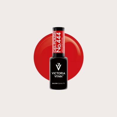 Esmalte gel rojo neón 444 Red-y for Future de la colección Ladies Love Red con acabado brillante profesional