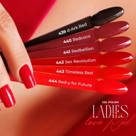 Pack Gel Polish Ladies Love Red | Rojos Icónicos con Top Brillo y Mate