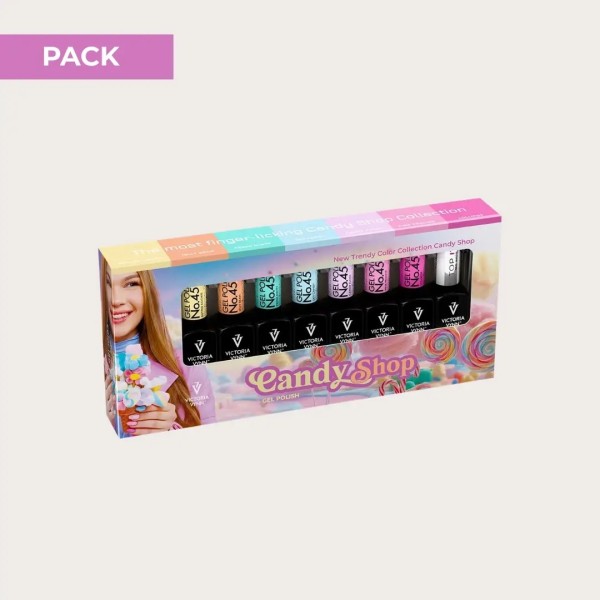 Pack Candy Shop 6+2 + Top IT Gratis | Gel Polish Victoria Vynn