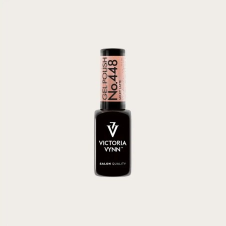 Gel Polish 448 Milky Latte cat eye nude Victoria Vynn