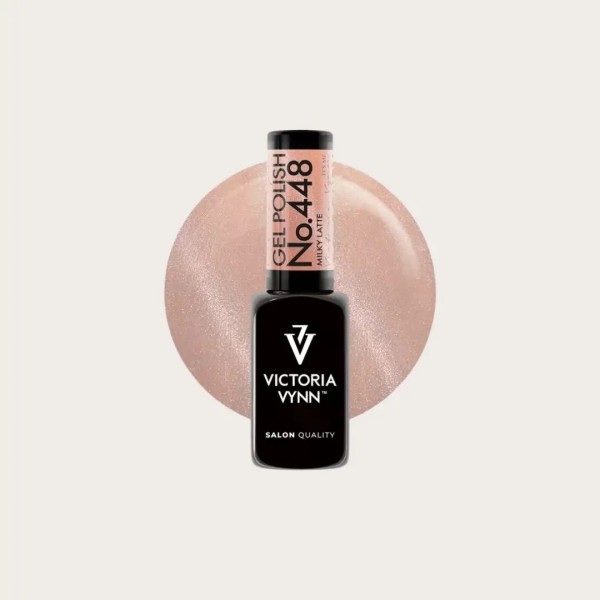 Gel Polish 448 Milky Latte Cat Eye Nude | Victoria Vynn
