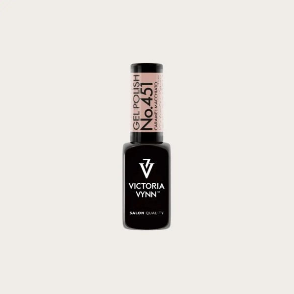 Gel Polish 451 Caramel Macchiato marrón caramelo Victoria Vynn