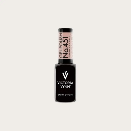 Gel Polish 451 Caramel Macchiato marrón caramelo Victoria Vynn