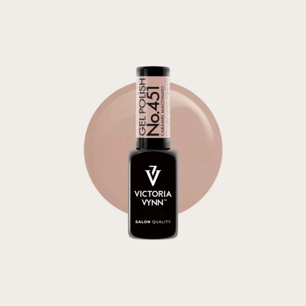 Gel Polish 451 Caramel Macchiato Marrón Caramelo | Victoria Vynn