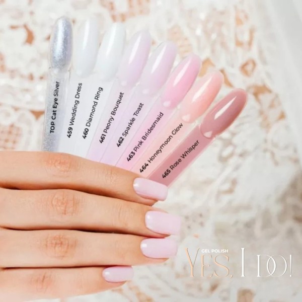 Gel Polish 459 Wedding Dress Blanco Bridal | Victoria Vynn