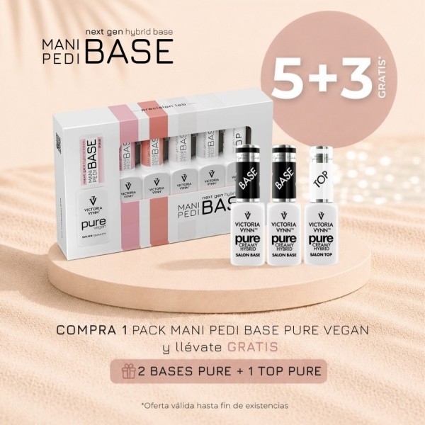 Pack Pure Vegan Mani Pedi Base 5+3 GRATIS | Victoria Vynn