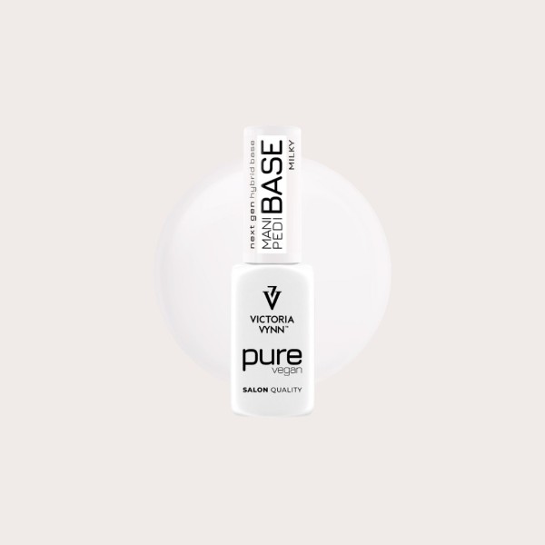 Pure Vegan Mani Pedi Base Milky 8 ml | Base Híbrida Milky Victoria Vyn