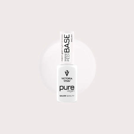 Pure Vegan Mani Pedi Base Milky 8 ml | Base Híbrida Milky Victoria Vyn