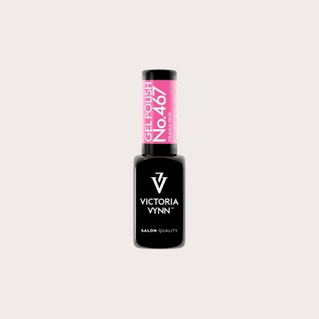 Gel Polish 467 Drama Pink Victoria Vynn esmalte semipermanente rosa neón frío