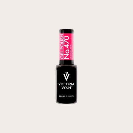 Gel Polish 470 Unstable Pink Victoria Vynn esmalte semipermanente rosa neón intenso