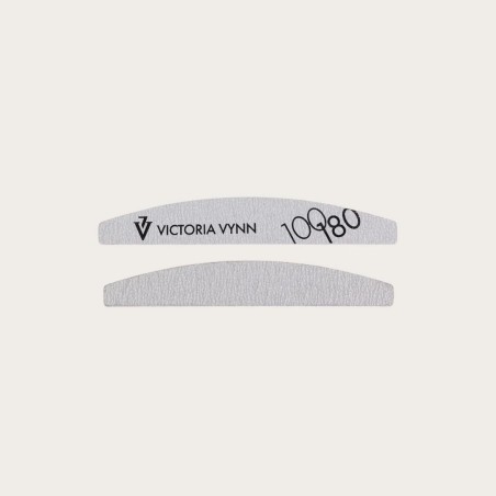 Lima White Crescent 100/180 Victoria Vynn para uñas de gel, acrílico y acrylgel