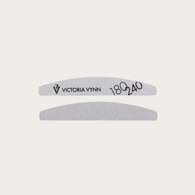 Pack 10 Limas White Crescent 180/240 Victoria Vynn para uñas naturales, gel y acrylgel 2