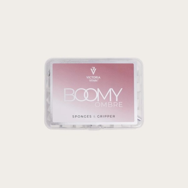 BOOMY OMBRE Sponges & Gripper Set Victoria Vynn con 96 mini esponjas y pinza ergonómica