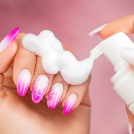 Espuma limpiadora SENSO Love Me para eliminar polvo de limado de uñas