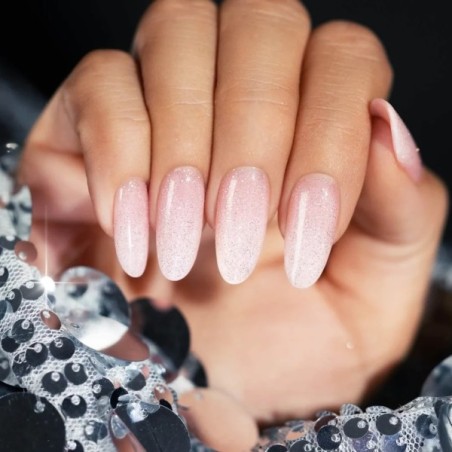  Gel Polish 476 Peach Star Martini manicura semipermanente melocotón con shimmer