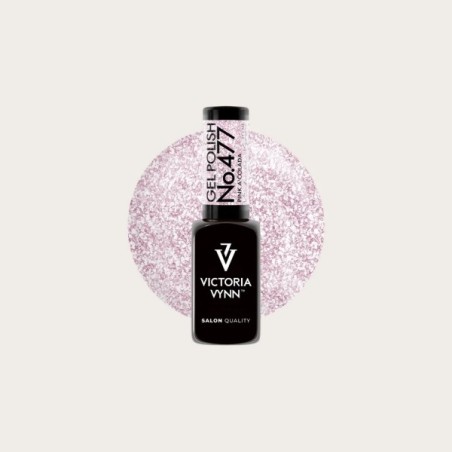  Gel Polish 477 Pink a'Colada esmalte semipermanente con efecto wet look y brillo multidimensional