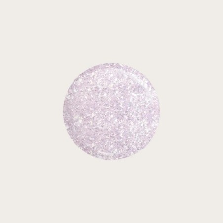  Gel Polish 478 Cosmopolitan color morado lila con partículas de foil plateado