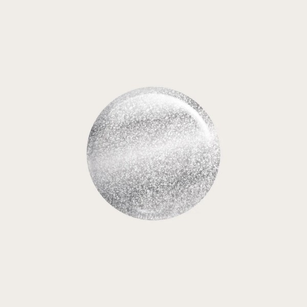  Gel Polish Top Starlit Silver No Wipe efecto glitter plateado multidimensional
