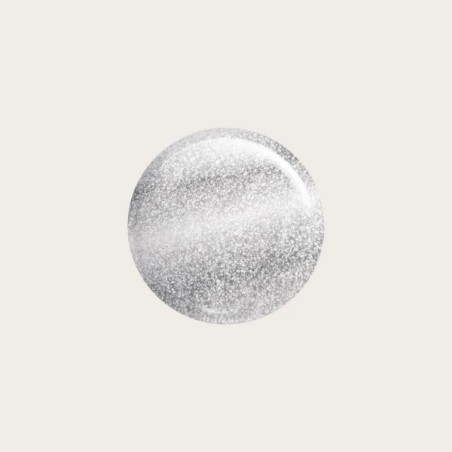  Gel Polish Top Starlit Silver No Wipe efecto glitter plateado multidimensional
