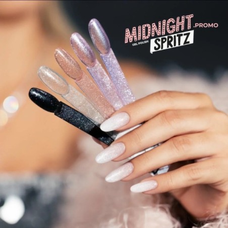  Pack Midnight Spritz Victoria Vynn con esmaltes semipermanentes de efecto brillo y wet look