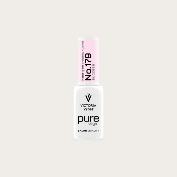 Pure Vegan Creamy Hybrid 179 Success esmalte híbrido vegano rosa