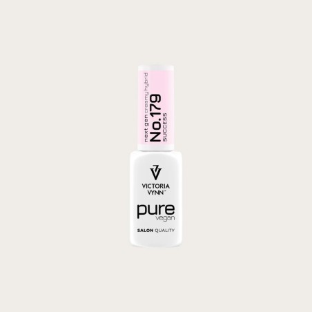 Pure Vegan Creamy Hybrid 179 Success esmalte híbrido vegano rosa