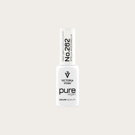 Pure Vegan Creamy Hybrid 262 Stella Mozzarella esmalte híbrido vegano blanco