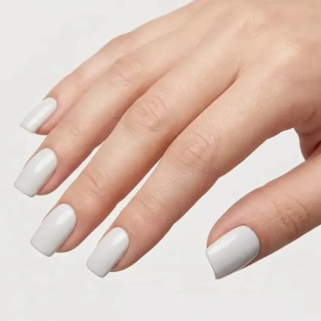 Pure Vegan Creamy Hybrid 262 Stella Mozzarella esmalte blanco lechoso en manicura