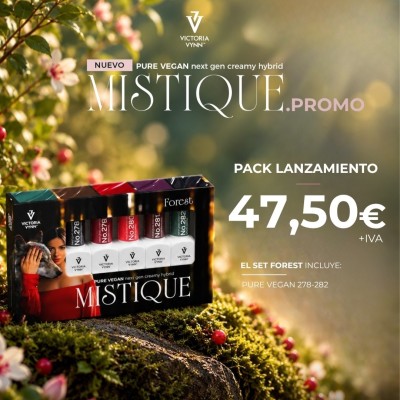 Pack de 5 tonos Pure Vegan MISTIQUE FOREST Victoria Vynn 278 282 2