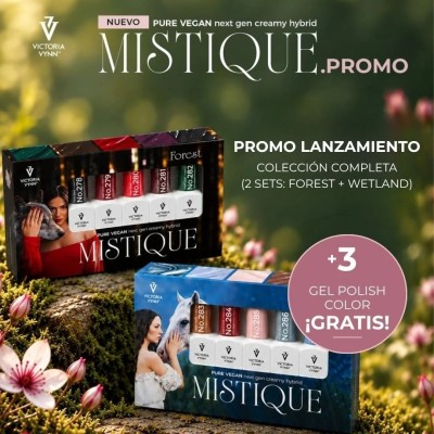 Colección completa Pure Vegan MISTIQUE Victoria Vynn con 10 tonos 278-287 2