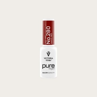 Esmalte semipermanente Pure Vegan Creamy Hybrid 280 Maple Red Victoria Vynn bote de 8 ml