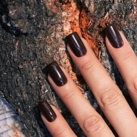  Manicura marrón chocolate uñas elegantes Pure Vegan 281